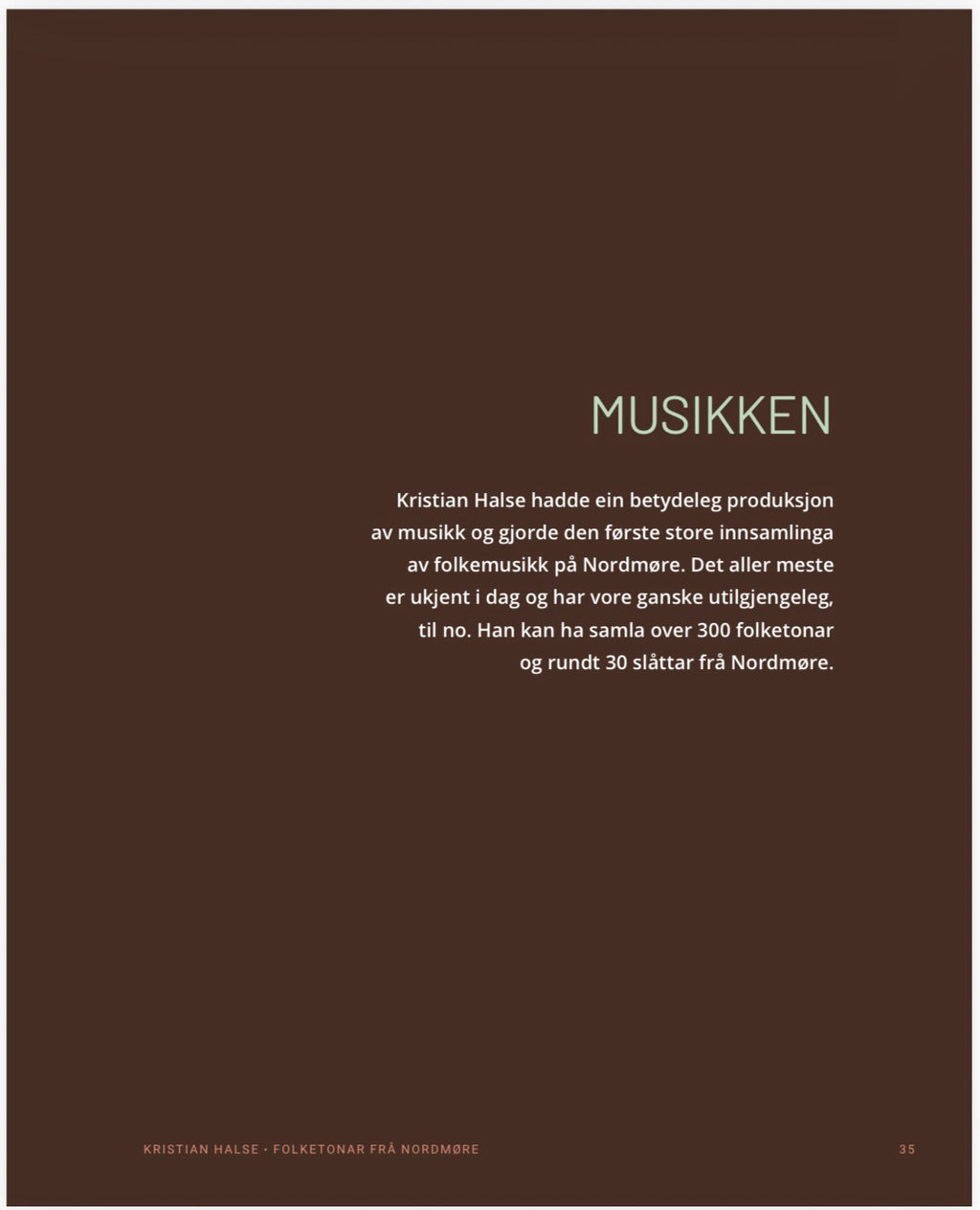 Folketonar frå Nordmøre
