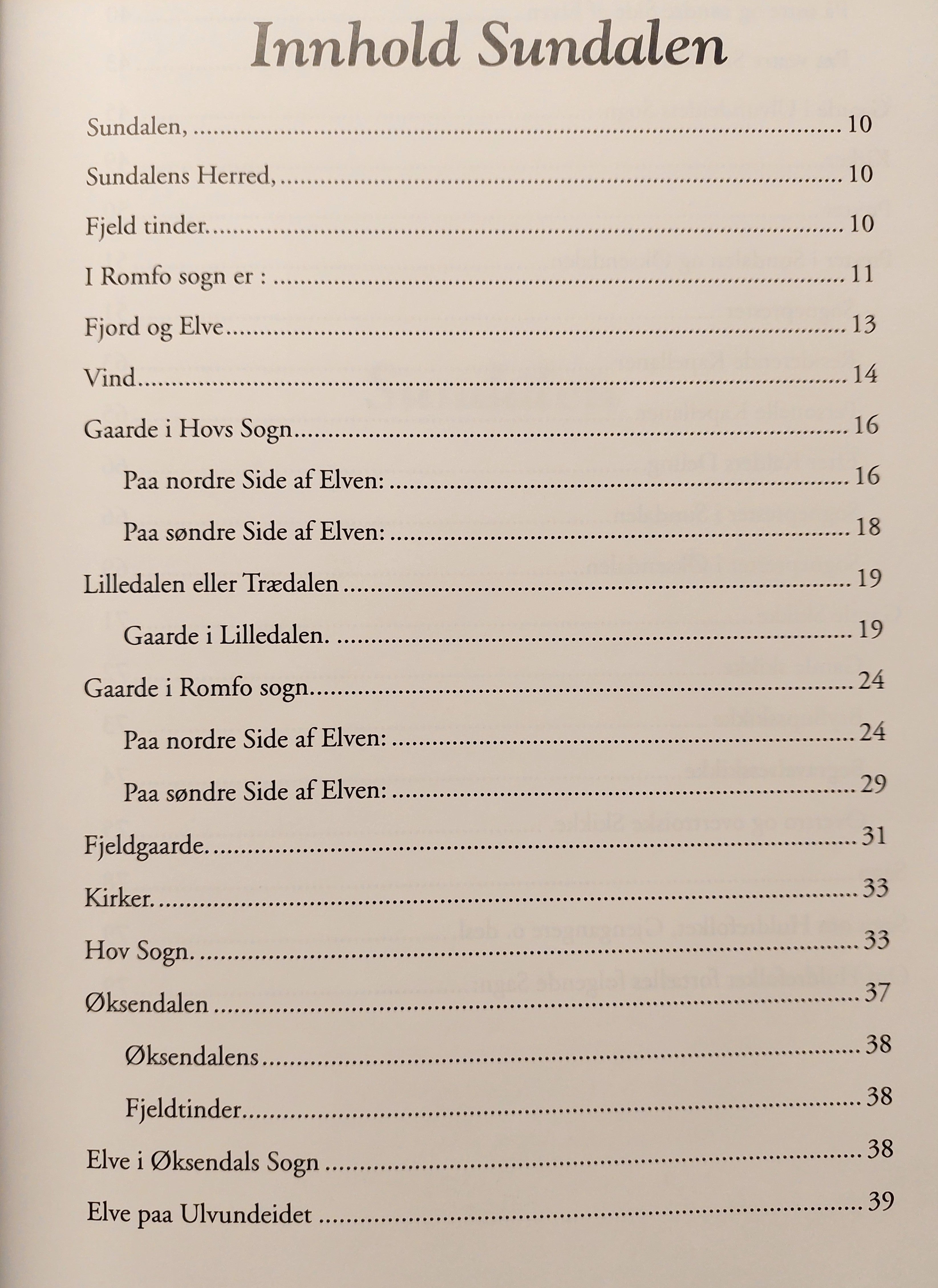 Sundalens og Øksendalens beskrivelse - Årsskrift Sunndal museumslag